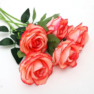 1 st Simulerad rosbukett, sidenblomma, plastblomma, konstgjord blomma, vardagsrumsdekoration, torkad blomma, matbordsdekoration