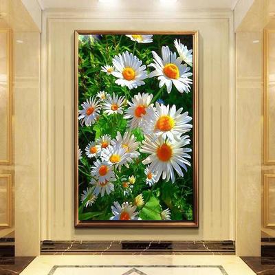 5D Diy Diamond Painting Sunshine Daisy Kruissteekset Volledige Diamond Borduurwerk Mozaïek Kunst Afbeelding van Strass Decoratie Cadeau