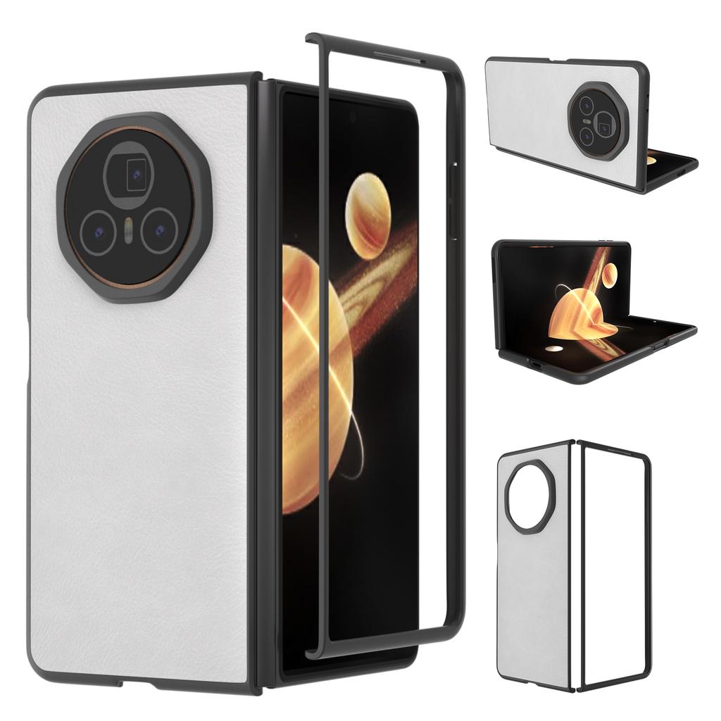 For Honor Magic V3 5G Case Litchi Texture PU Leather+PC Phone Cover