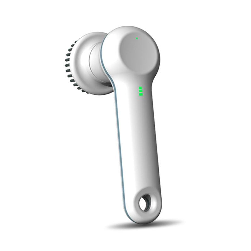 

Электрическая щетка для чистки, водонепроницаемая, бытовая, многофункциональная, для кухни, мощная, беспроводная, портативная, для ванной, плитки, унитаза белый