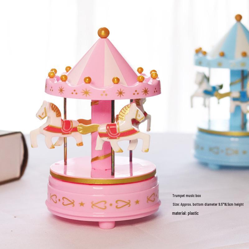 

Graduation Season Kids Carousel Music Box - Birthday Gift & Cake Decoration Ferris Wheel