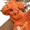 Halloweenowa Dyniowa Głowa Zimowa Amerykańska Jagnięcina Pluszowa Bluza Luźna Pogrubiona i Oversizowa Para z Takim Samym Topem Słodka