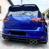 3 Fins Car Rear Bumper Diffuser Tail Apron Flaps Side Splitters For Volkswagen VW Golf 7 MK7 R R-Line 2013-2016 Body Kits Tuning