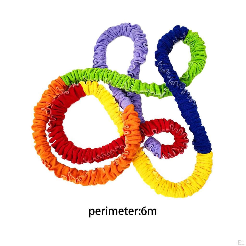 Cooperative Stretch Band Children's Outdoor Toys Creative Elastic Fleece Tug Sports Pull Rope