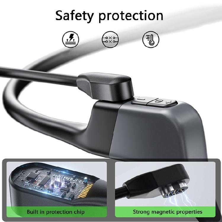 Efficient USB Charging Cord Cable with Magnetic Attachment for OpenSwim S710 Headphones Intelligent Wearable Accessories