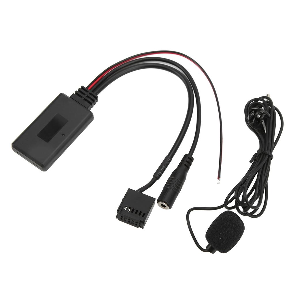 Bluetooth Aux Audio Cable Adapter Microphone Handsfree Replacement for Mondeo 6000CD