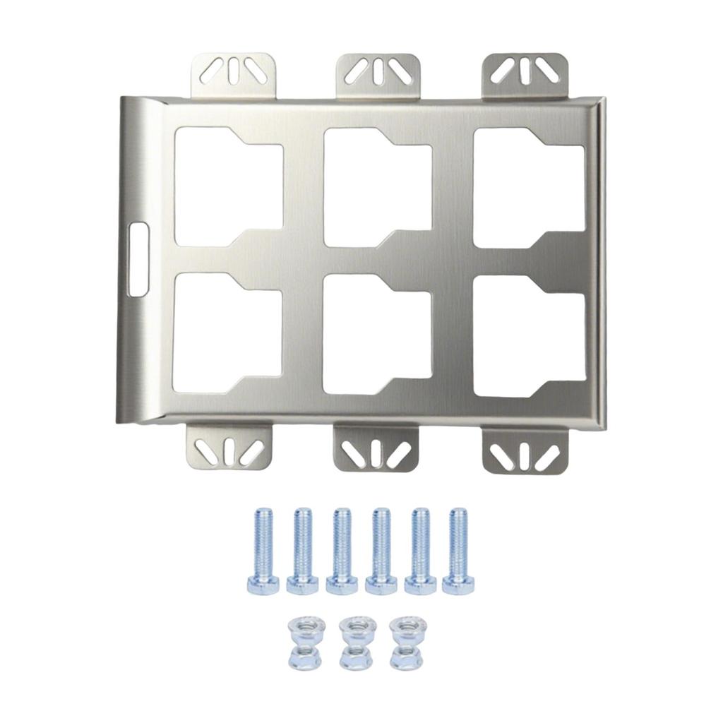 Mounting Plate Heavy Duty Toolbox Holder Rack Truck Bed Wall Floor Mount