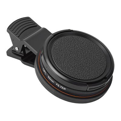 Filtro Lente CPL per Fotocamera del Telefono Clip-On da 52mm Filtro Polarizzatore Circolare CPL per Migliorare la Saturazione del Colore Eliminare i Riflessi