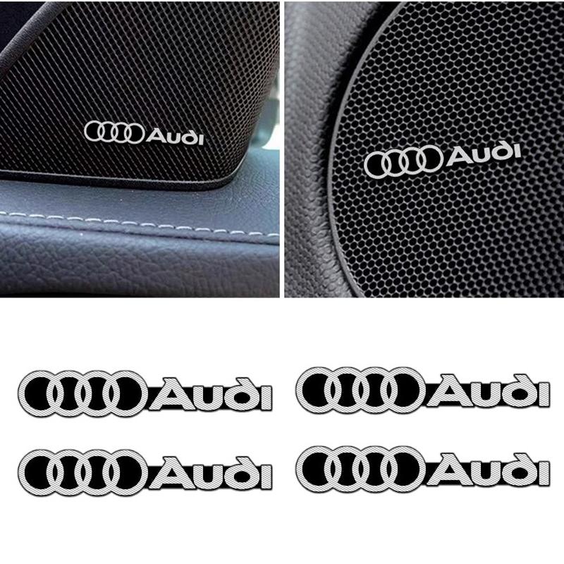3d Metal Car 4GFYo Sticker Sound Speaker Label Emblem For 4GFY A3 A4 A5 A6 A1 A2 A7 A8 S3 S4 S5 S6 S7 TT RS3 RS4 RS5 Accessories