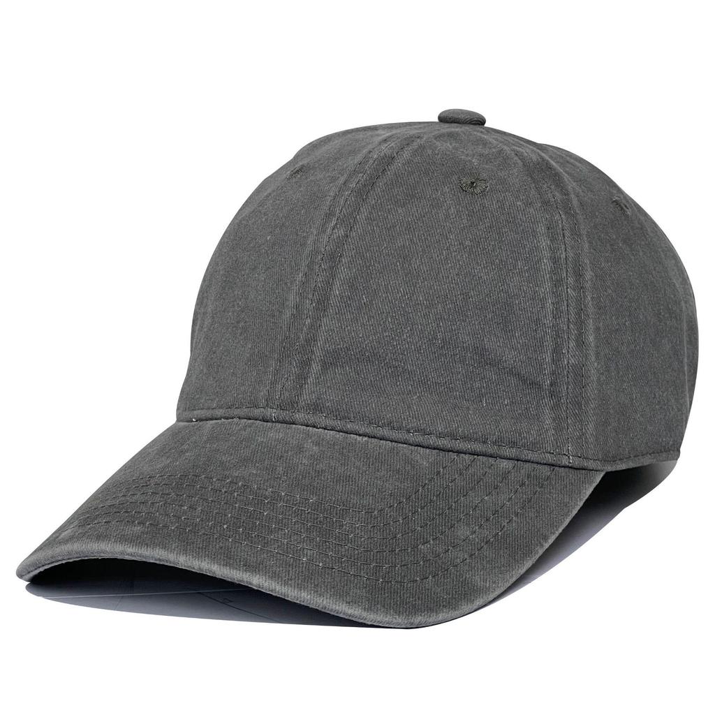 Vintage Distressed Washed Cotton Baseball Cap - High-End Sun Hat