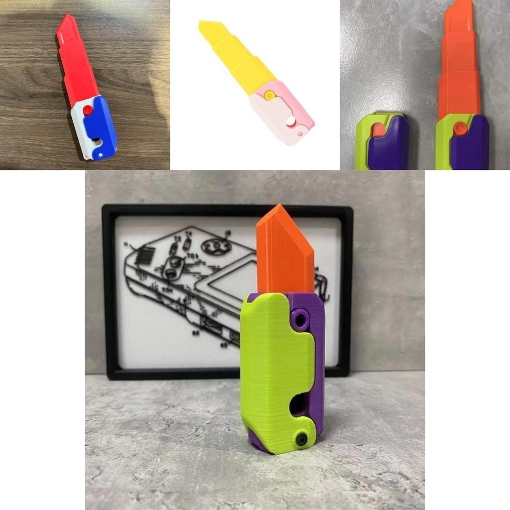 Large Carrot Knife Toy 3d Gravity Upgrade Edition Trendy Stress Relief Toy
