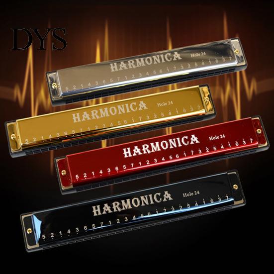 C 24 otwory harmonijka Tremolo Musical Armonica instrumenty dęte drewniane usta Ogan