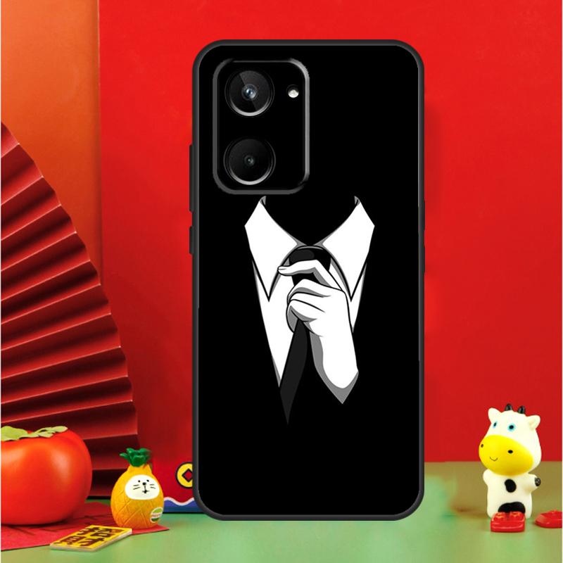 Suit and Tie For Realme 10 11 12 13 14 Pro Plus 15 GT7 Pro GT6 C65 C67 C63 C61 C55 C51 C53 C35 C75 Case
