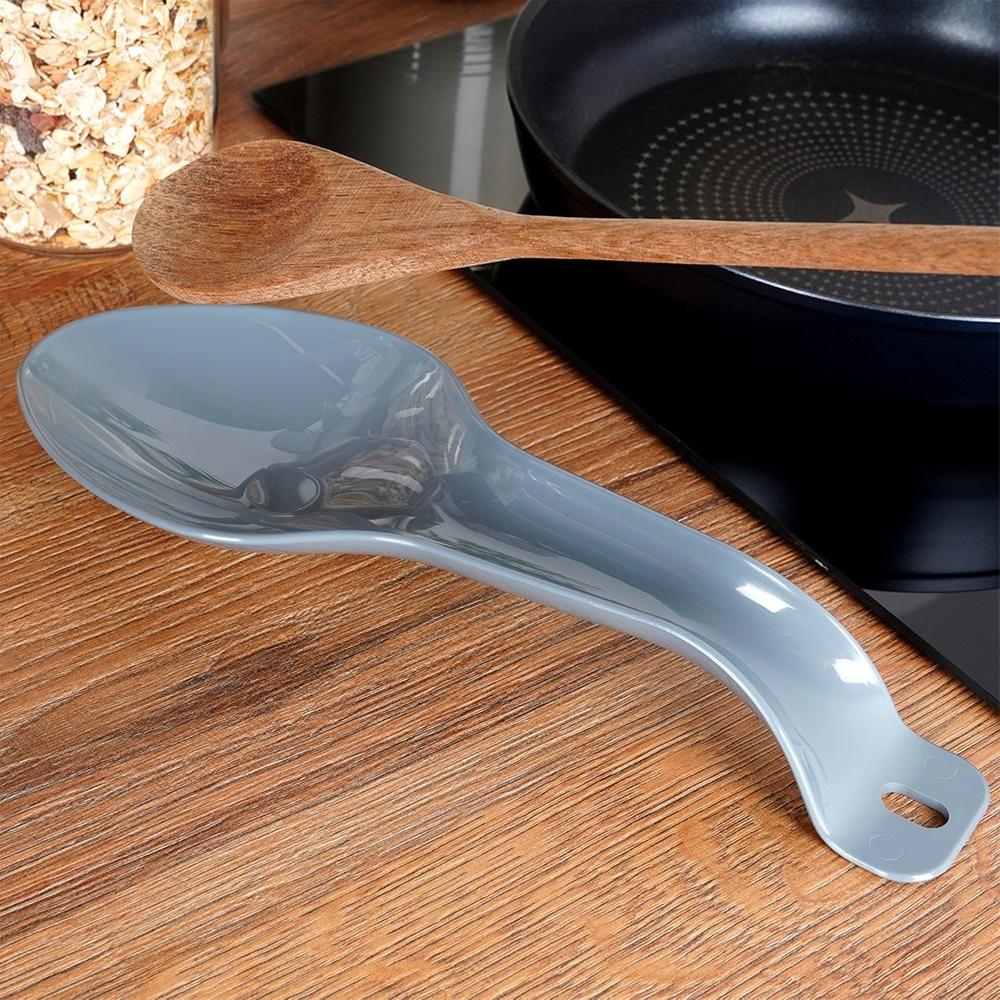 Gray ladle and spoon stand