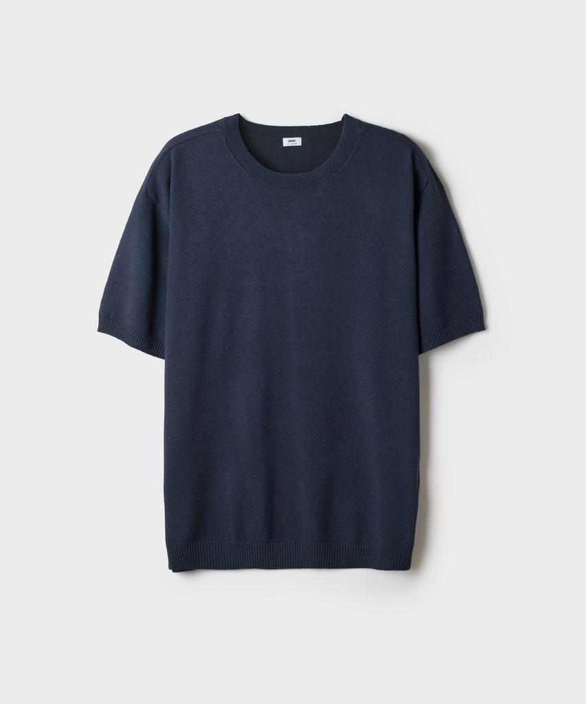 Seupao Boucle Round Neck Short Sleeve Knit_Spkwg37M92
