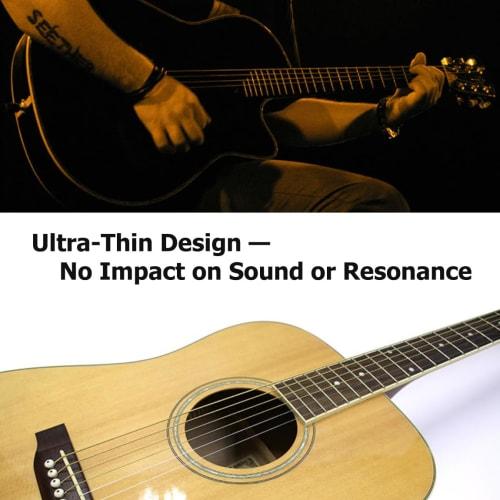 Healing Shield Style Type Clear Glossy Premium Acoustic Guitar Pickguard