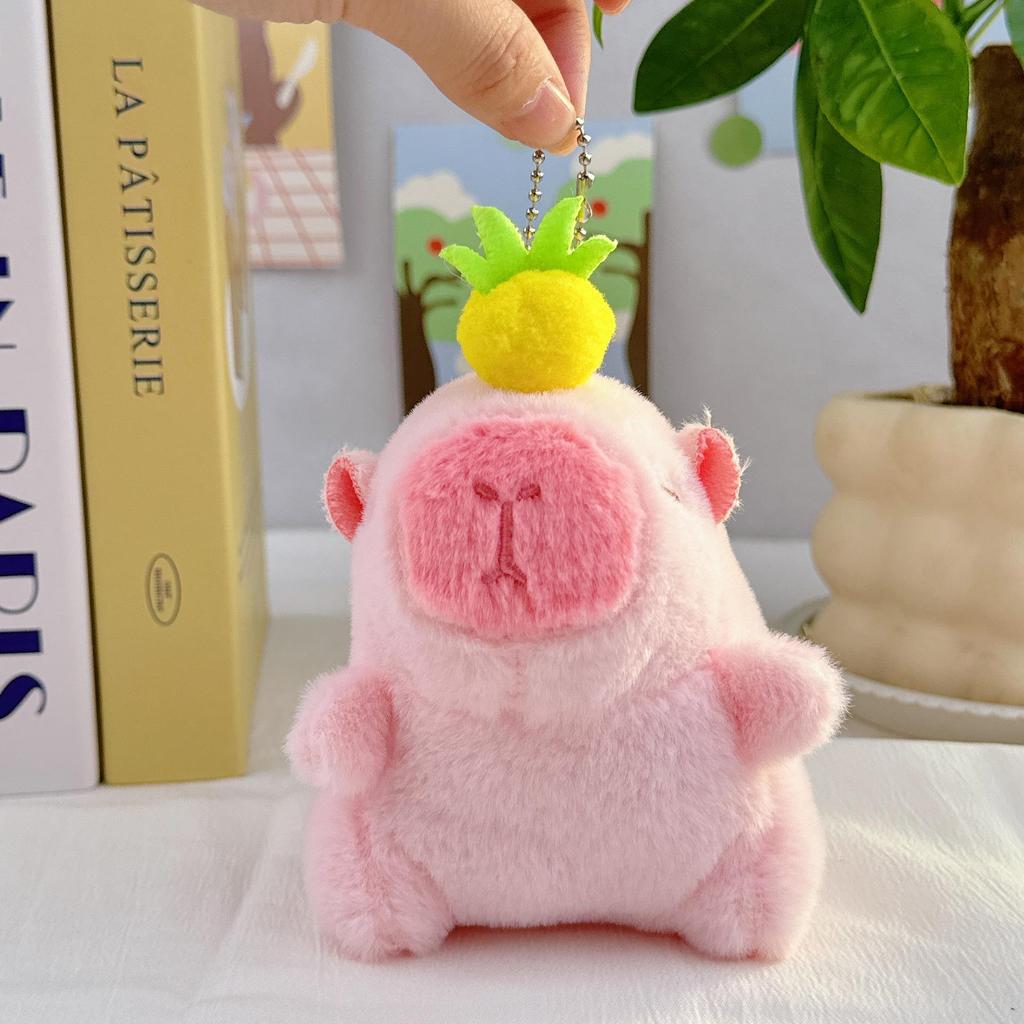 Popular Guinea Pig Plush Keychain - Cute Cavy Backpack Charm & Ornament