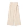 Beauty Flap Pocket Wide Pants [Natural Basic]