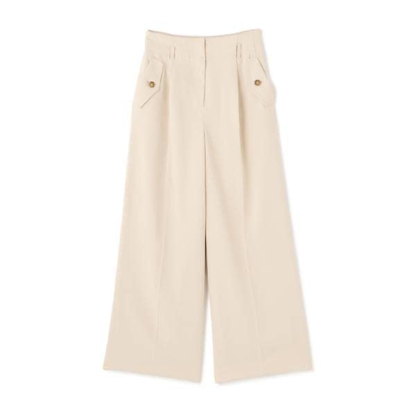 Beauty Flap Pocket Wide Pants [Natural Basic]