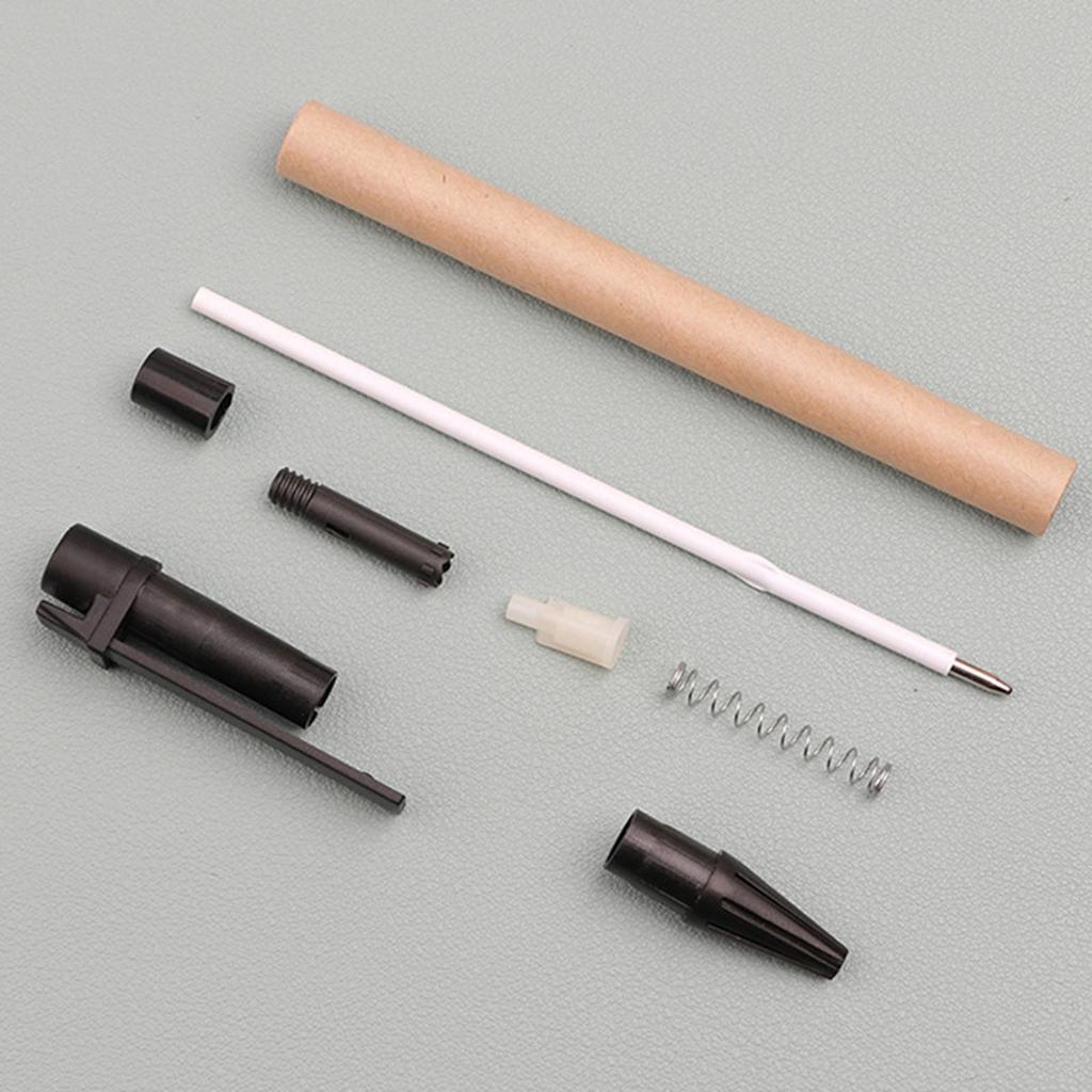 10Pcs Retractable Ballpoint Pen Blue Ink Refillable Writing Pen Write Smoothly Office Writing Supplies for Women