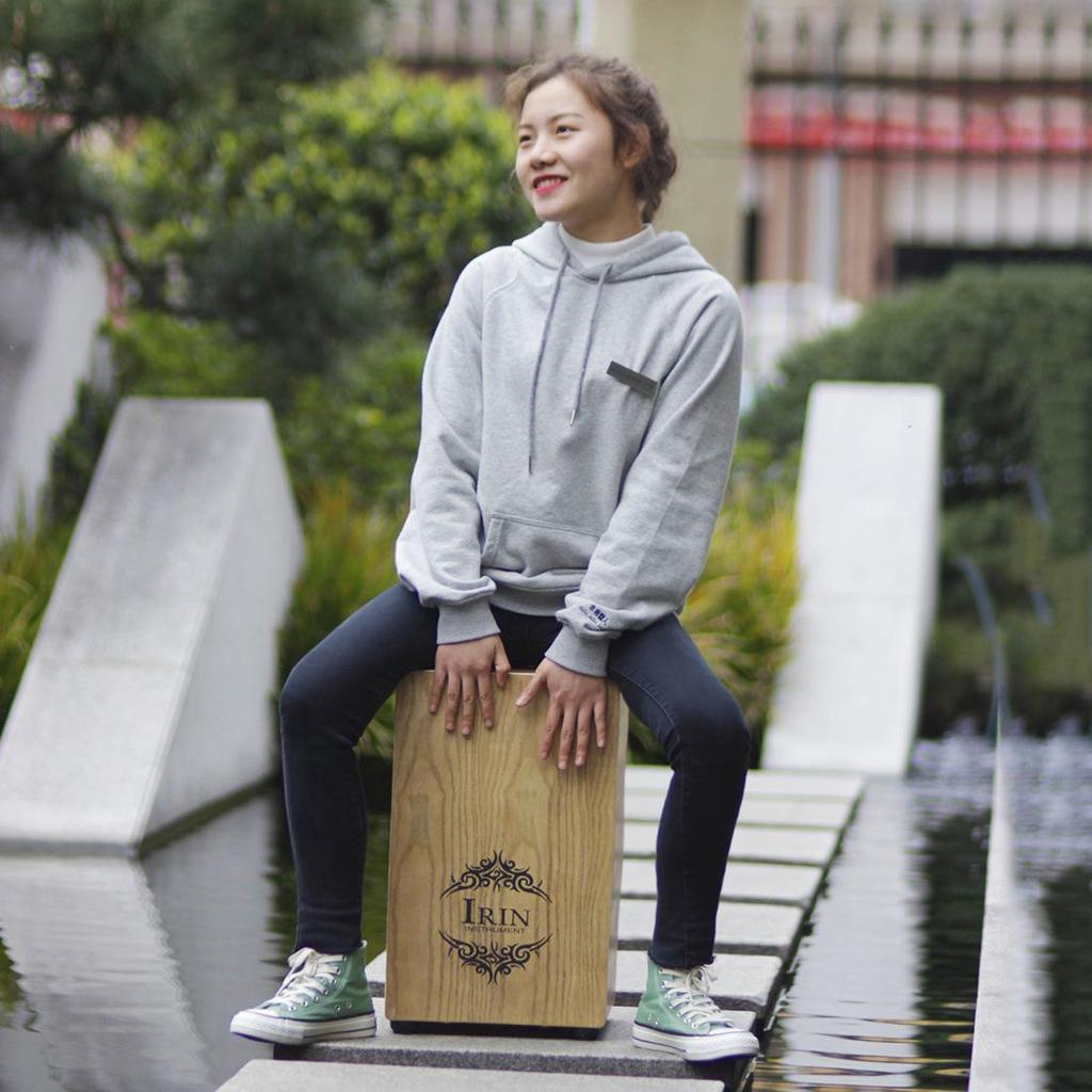 Cajon Box Drum with Bag - Wooden Percussion Instrument for Beginners