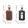 Universal Leather Car Key Bags Zipper Classic Key Pouch Hook Keychain Holder Men Women