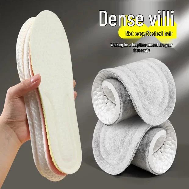 

New Arrival: Cozy Winter Fleece Insoles for Men & Women – Warm, Thick, Sweat-Absorbent Comfort 37-38