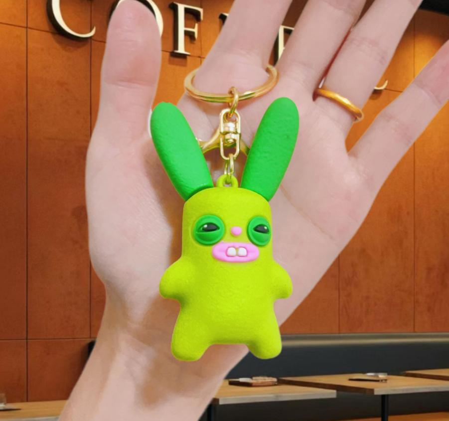 Брелок Фуглер Fuggler Бешеный кролик фигурка игрушка для ключей, рюкзака, сумки 5 см