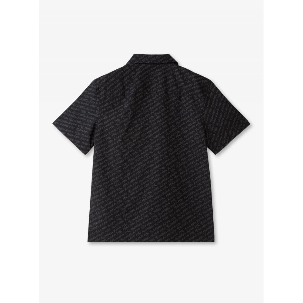Michael Kors Script Camp Tee Ot6403il9l1 Black
