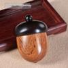 Ebony Rosewood Acorn Color-Block Wooden Ornament Pendant