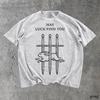Vintage Lucky Rabbit T-Shirt May Luck Find Graphic Tee Dark Humor Gothic Bunny Shirt Mystical Dark Art Gift