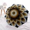 1pc Circular Mosaic Pattern Folding Umbrella, Durable, Suitable for Outdoor Activities or Rain, Suitable for Commuting Yy251027068