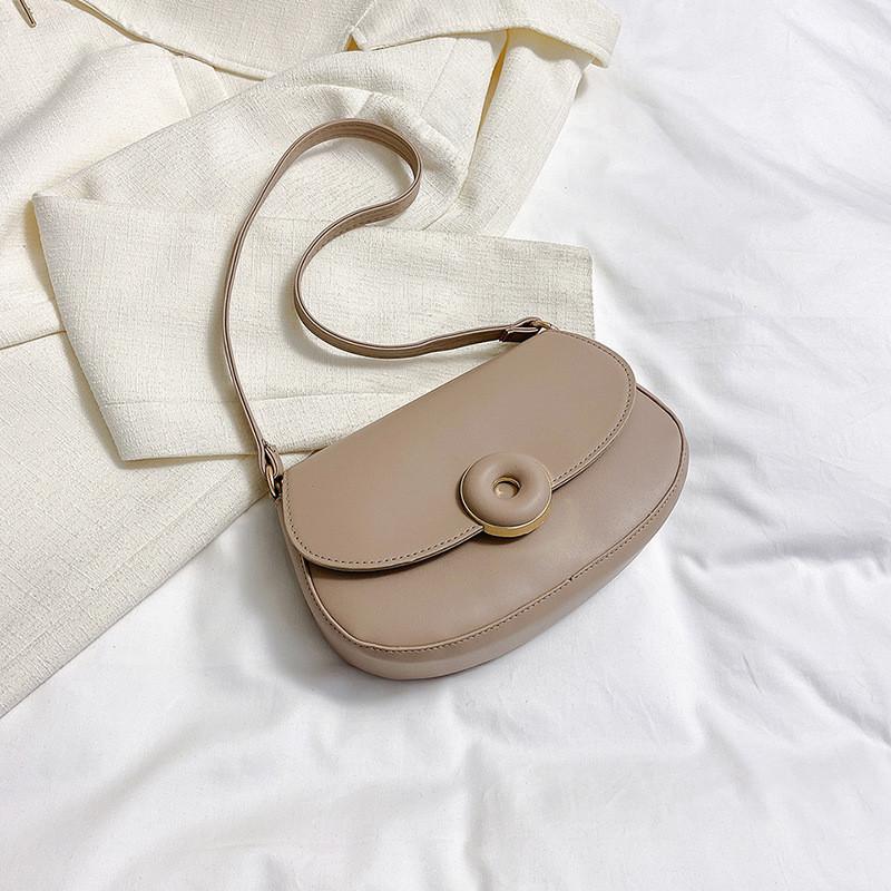 

Chic Minimalist Handbag Elegant Small Saddle Bag For Women Perfect For Fall Fashion хакі