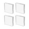Acrylic Display Stand for Jewelry and Crystal Pieces, Clear Polished Countertop Pedestal for Vanities, Shops and Shelves