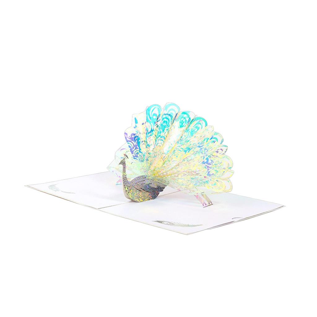 3D   Series Bouquet Folding Greeting Card, Paper Sculpture Flower Festival Blessing Gift