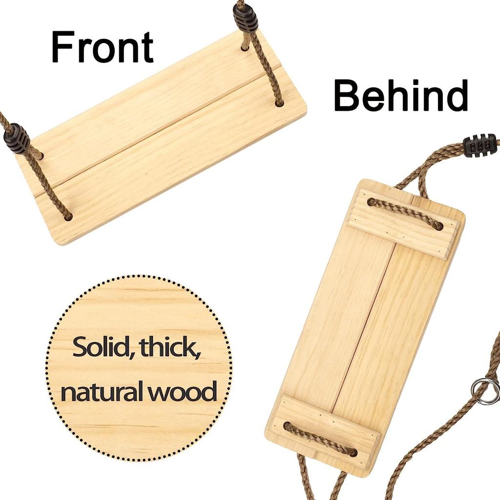 Children's Pine Wood Swing Indoor and Outdoor Swing Amusement Equipment Swing Frame