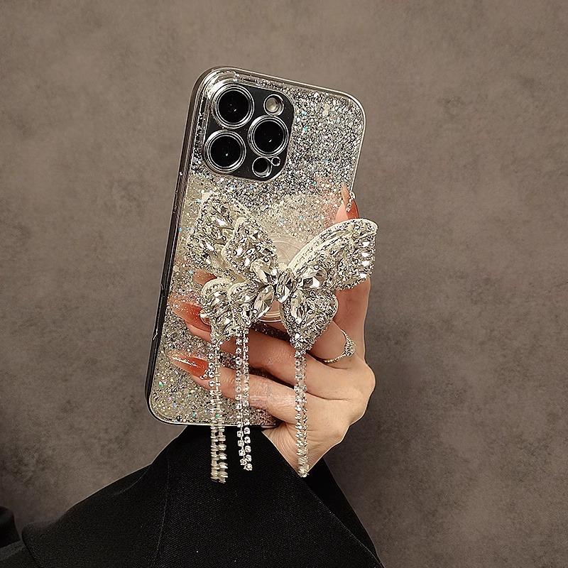 Luxury Rhinestone Butterfly Phone Case: Drop-Proof, Elegant Design for Apple Phones iPhone 11 Pro Max