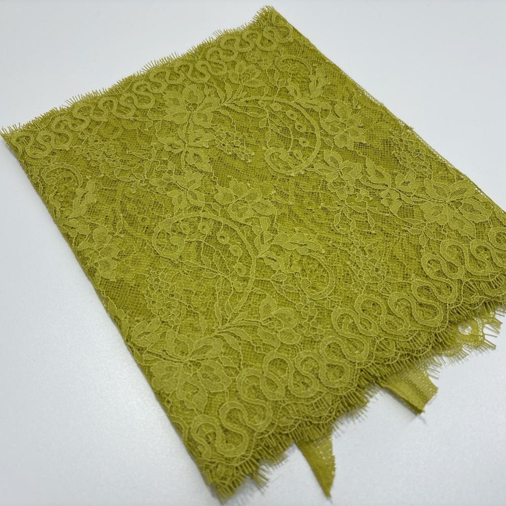 3m X 22cm Chantilly Lace, Inelastic French Eyelash Lace Fabric for Sewing, Bra, Underwear, Lingerie, Dress, Garment, Crafting