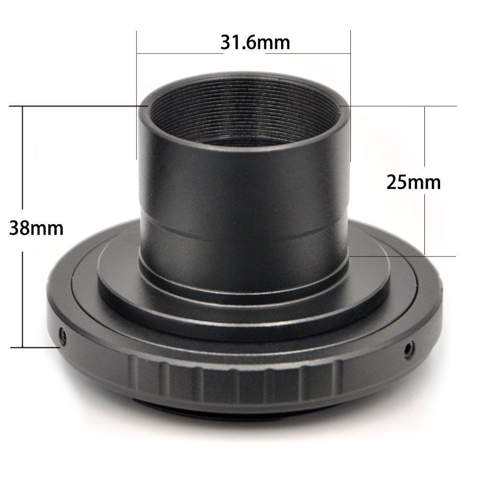 ANQILAFU Nikon Astronomical Photography Adapter Telescope Photography Accessory Nikon SLR Photography Accessory Telescope Mount Adapter T - - - 1.25"