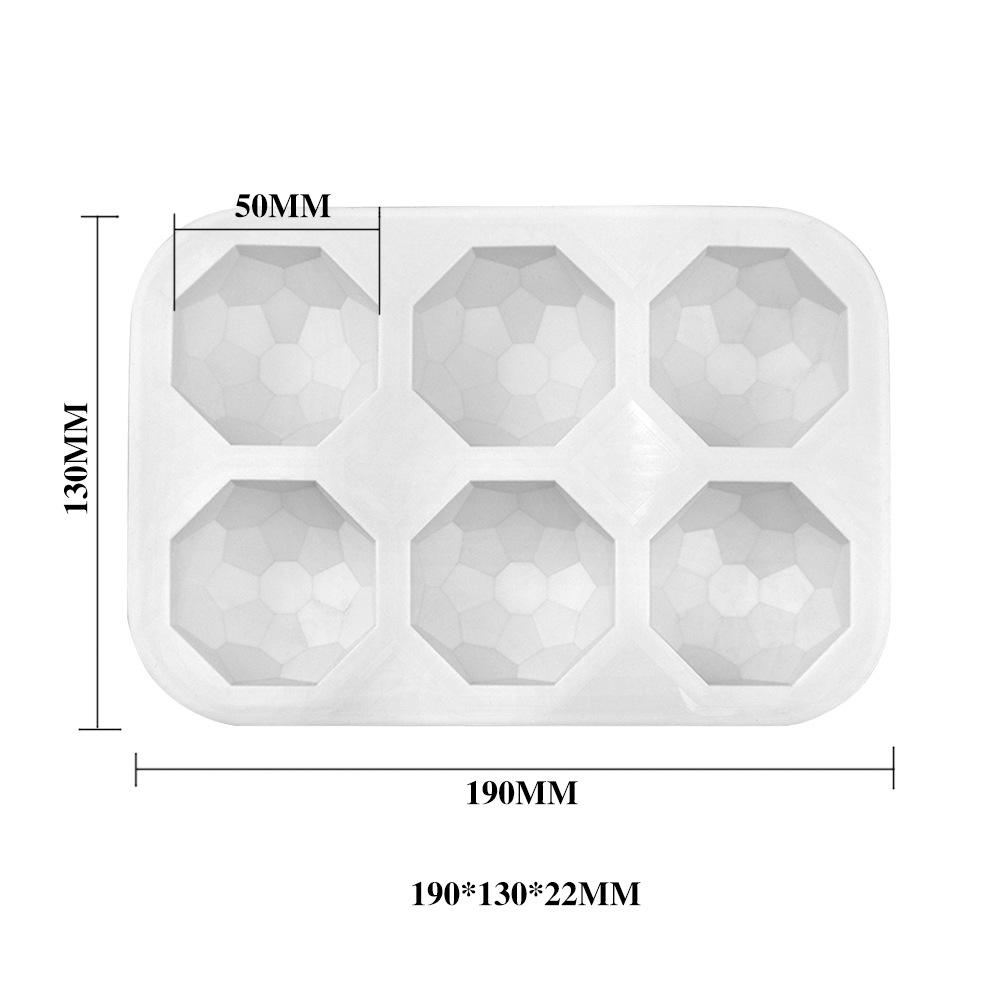 

6 Hole Silicone Donut Mold Flower Ball Baking Pan Non-Stick Baking Pastry Chocolate Cake Dessert Tool Bagels Muffins Donut Maker