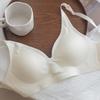 Women Nude Seamless Wireless Comfort Bra with Mesh Detail