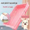 Disposable Plastic Liner for Rabbit/Guinea Pig Cage Tray - Feces and Urine Collection Pad