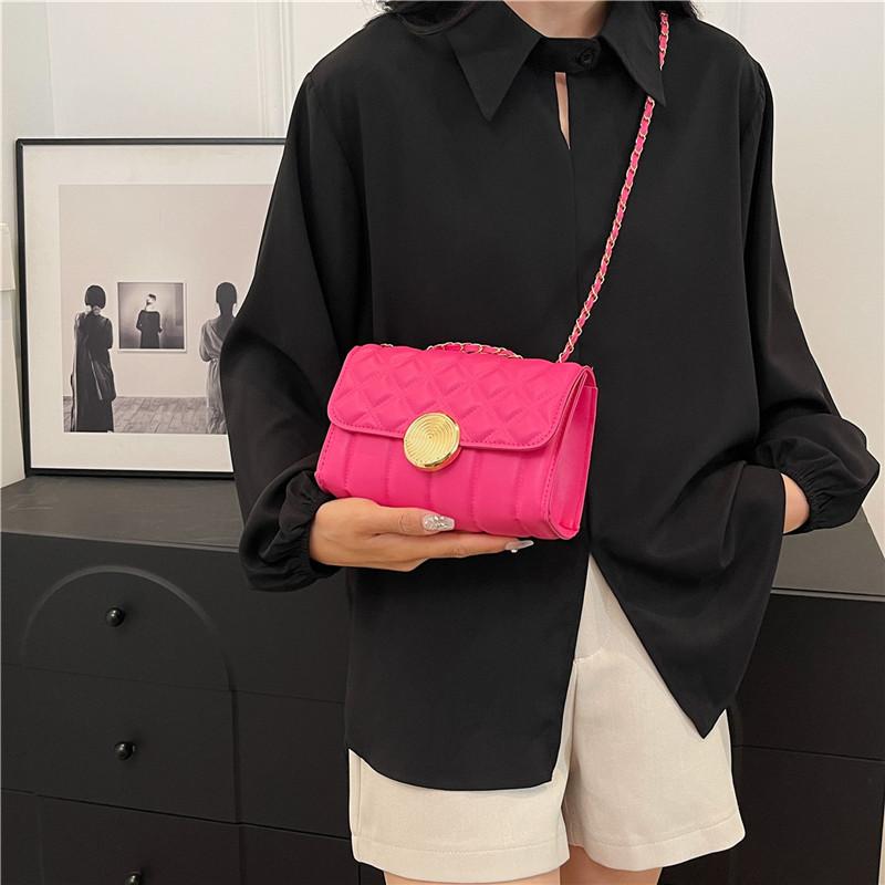 This Year's Popular Small Bag Women's 2025 Four Seasons New Fashion Casual Shoulder Messenger Bag Casual Chain Shoulder Bag