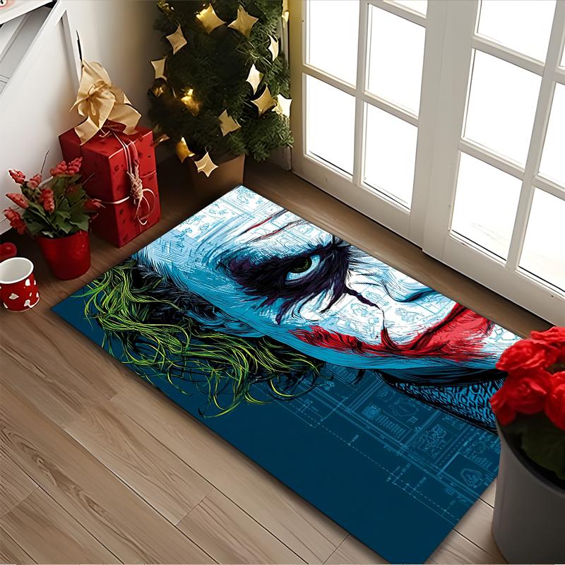 1pc JOKER Rug, Digital Printed Home Chair Sofa Mat, Durable Office Area Carpet, Beautiful Festival Decorations
