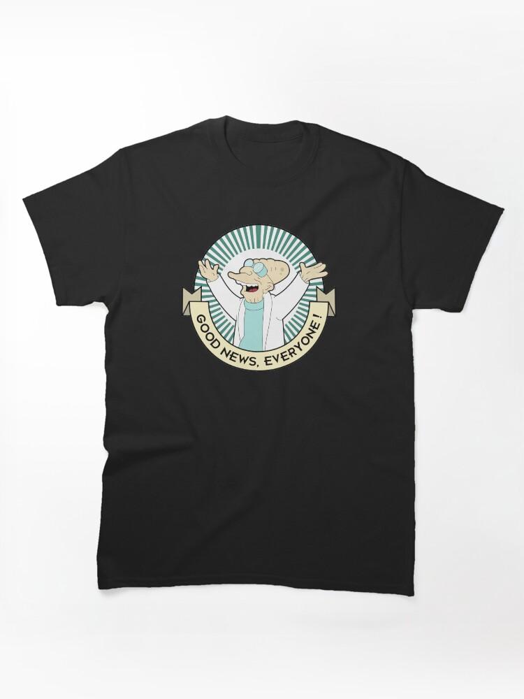 Milo Murphy's Law Professor Farnsworth - Good News Everyone! Classic Unisex T-Shirt