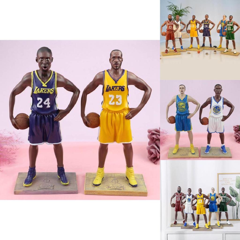 Basketball Star Lebron James Curry Harden Irving Figurine Resin Collectible Model