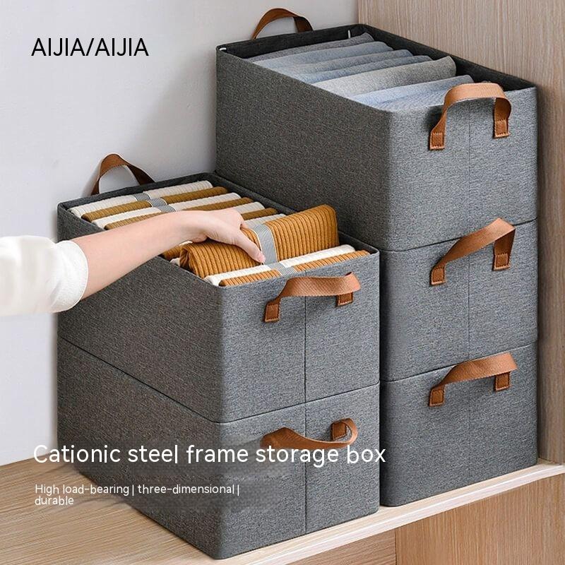 

Складной ящик для хранения одежды большой вместимости, универсальный ящик для хранения, органайзер, ящик для хранения, артефакт для хранения гардероба