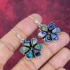 Abalone Shell Handmade Gemstone Jewelry, 925 Solid Sterling Silver Earrings Antique Jewelry