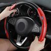 Focus Hot For Ford New Car Steering Wheel Covers Carbon Fiber Leather Auto Interior Decorative For Ford Fiesta Mondeo Fusion Exp