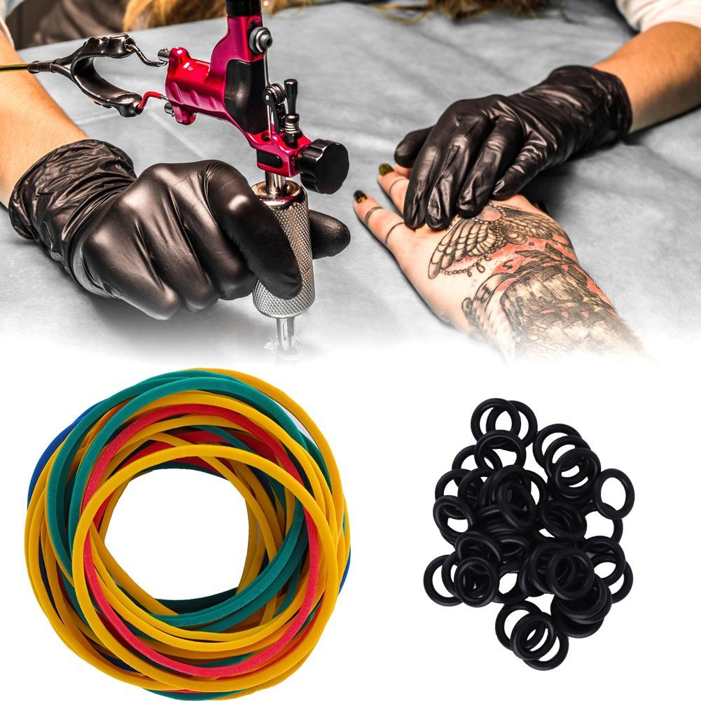 Tattoo Machine Rubber Bands Pin Cushion Tattoo Coil Supplies Kit Replacement Accessories Set